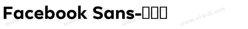 Facebook Sans字体转换